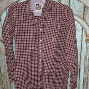 Cinch Men's Plaid Shirt - Red and Black